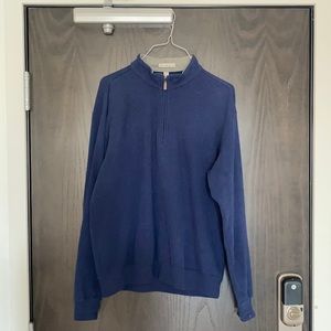 Peter Millar Navy Quarter Zip